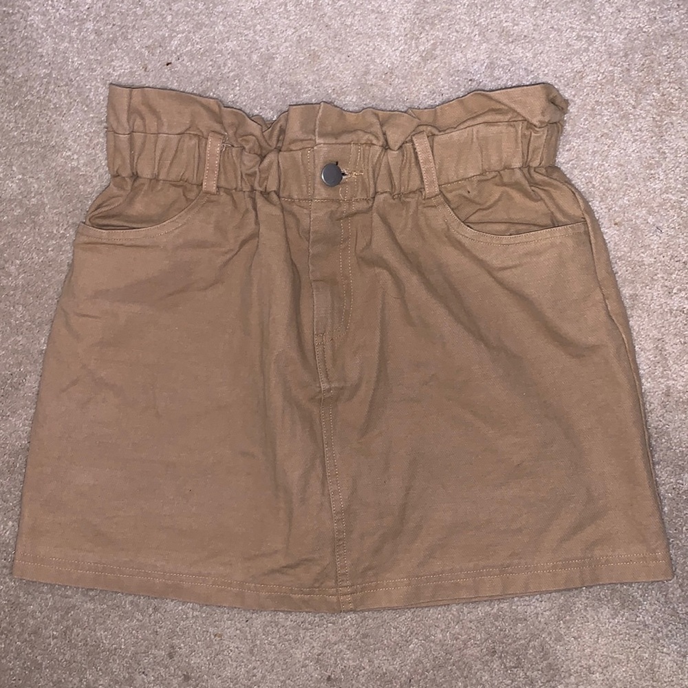 Wild Honey paper bag waist skirt